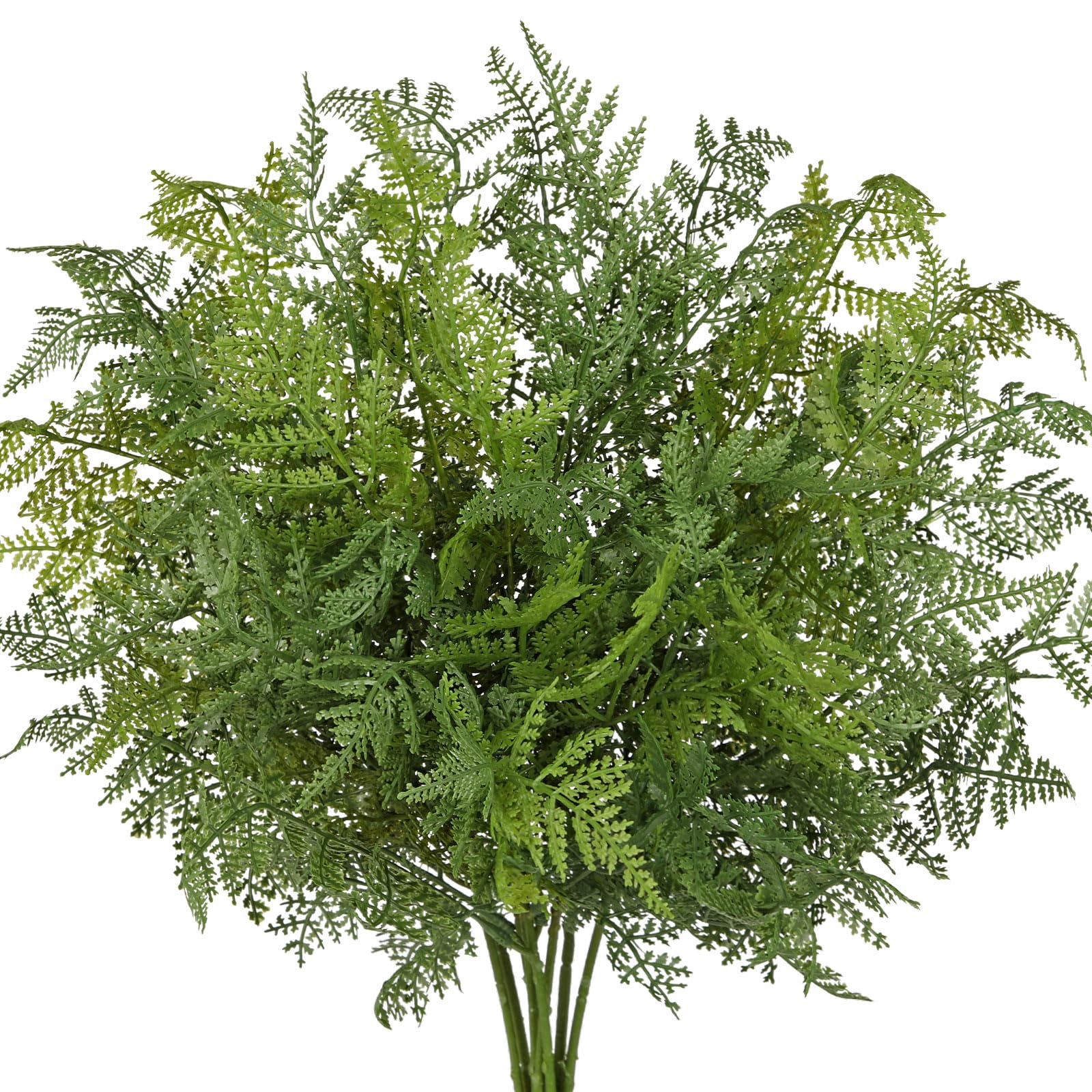 Hollyone 2PCS 50CM Artificial Rabbit's Foot Fern Bunches, Fake Fern Plants with Artificial Leaves, Indoor Greenery Bunch for Garden Office Table Home Centerpieces Window Decoration — image 1