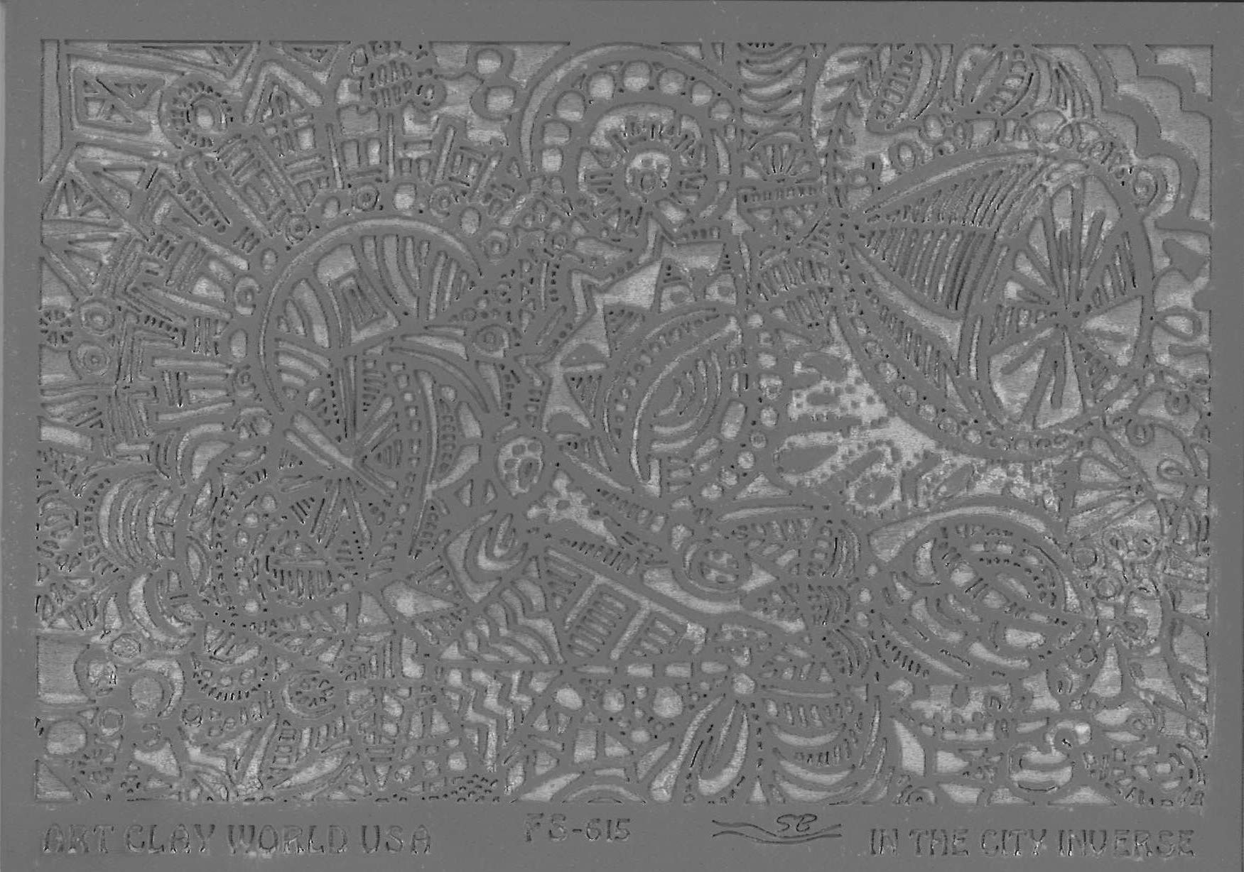 FlexiStamps Texture Sheet Shona Brooks in The City Inverse Design - 1 pc.