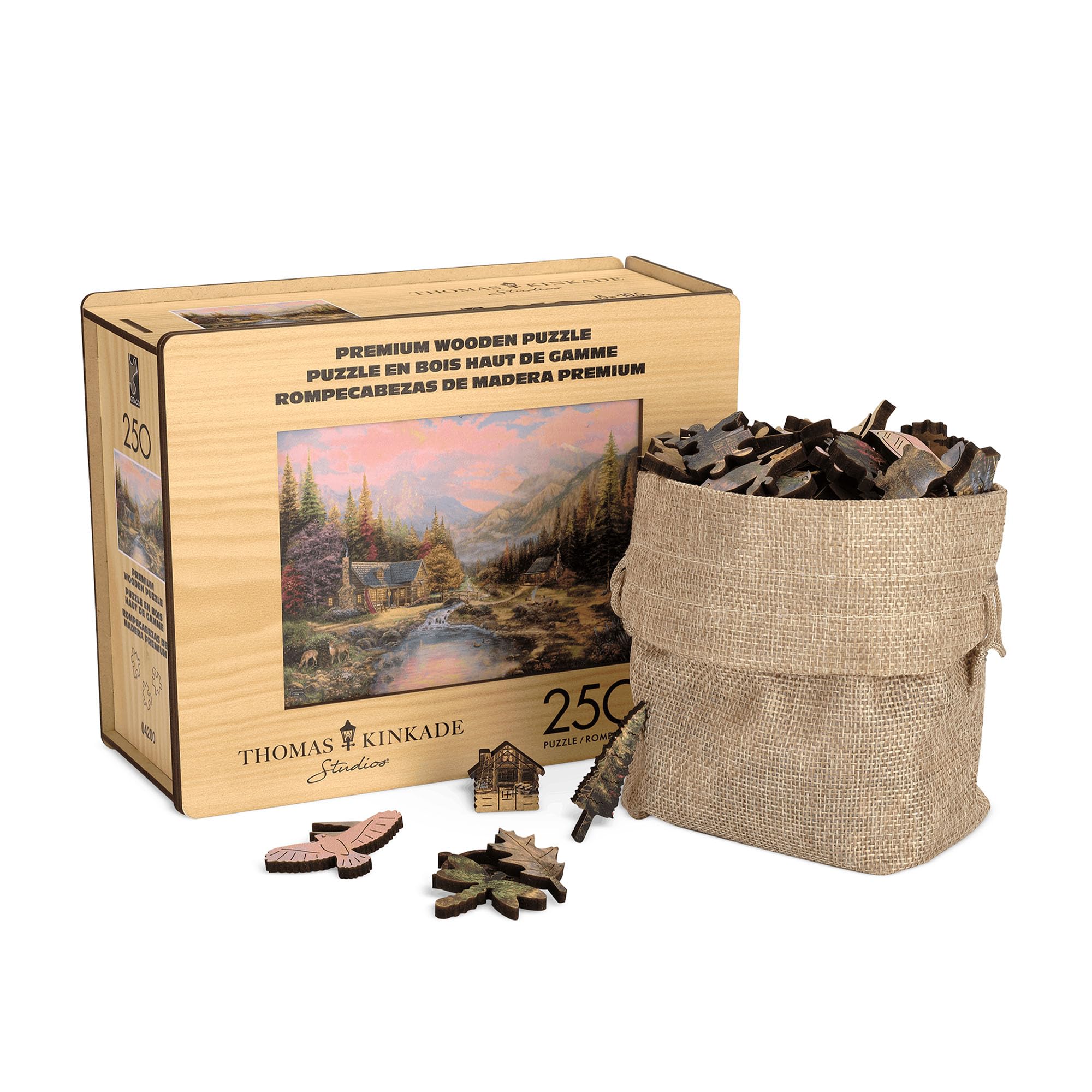 Buffalo Games - Rompecabezas de Madera Sierra Paradise para Adultos, Piezas de Rompecabezas de Corte caprichoso, a Partir de 14 años