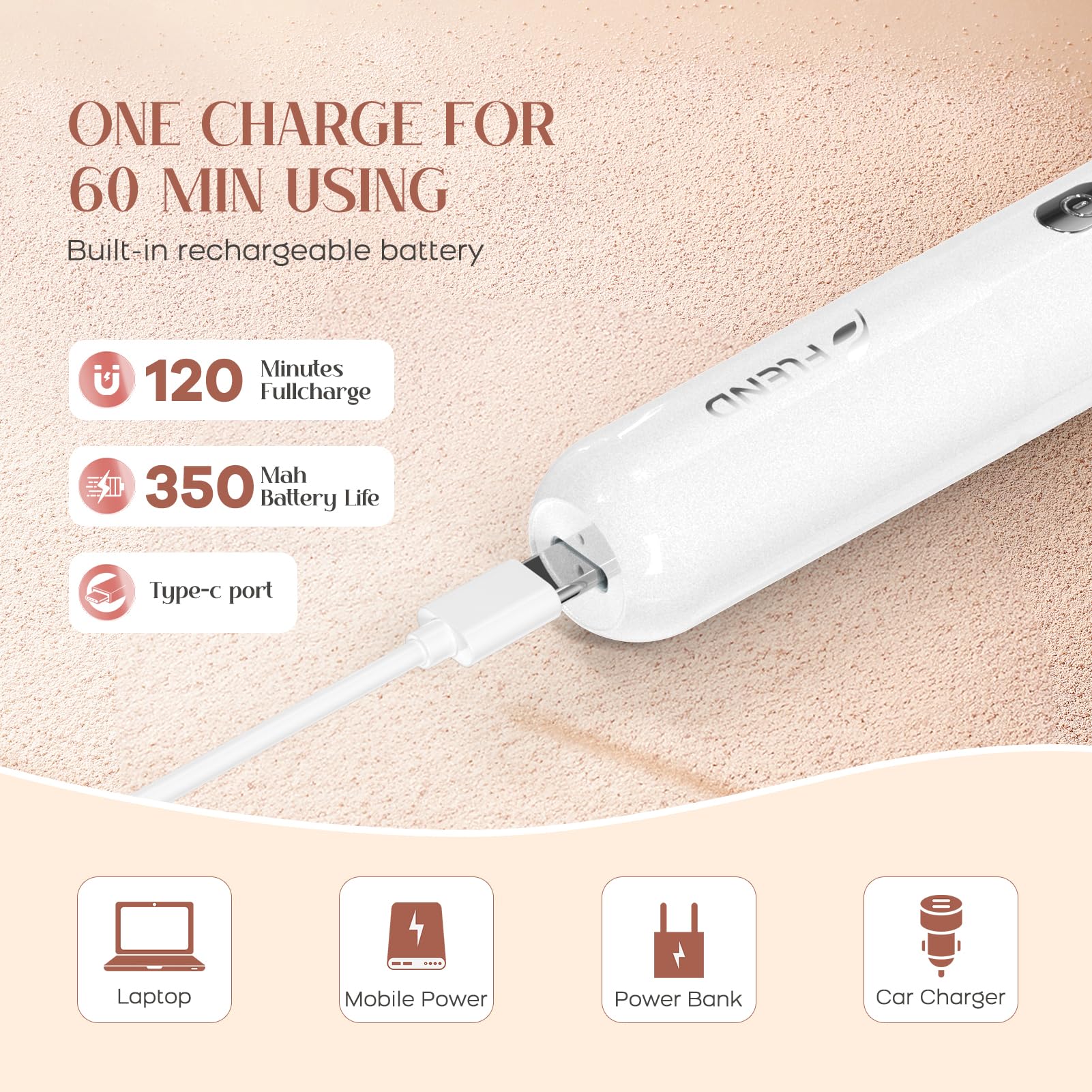 Facial Hair Remover for Women, 2-in-1 Epilator for Women with LED Light USB Rechargeable Portable Electric Epilators Painless Lady Shavers for Face, Lip, Chin, Leg, Arms, Bikini (White)
