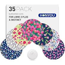 35Pack Libre 3 Plus Sensor Covers Waterproof Instinct Patches