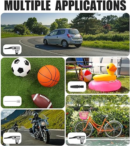 Miniatura 8 de AVID POWER 12V Tire Inflator Portable Air Compressor, Portable Car Air Pump w/Display Gauge and LED Light, Air Pump for Car Tires, Bike, Motorcycle,