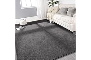 Gray Classroom Rug, Ultra Soft Modern Area Rug for Living Room Bedroom,...