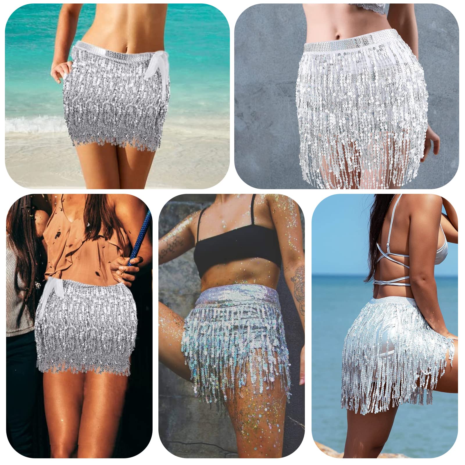 Freebily Robe De Danse Du Ventre Pour Femme Avec Haut Court