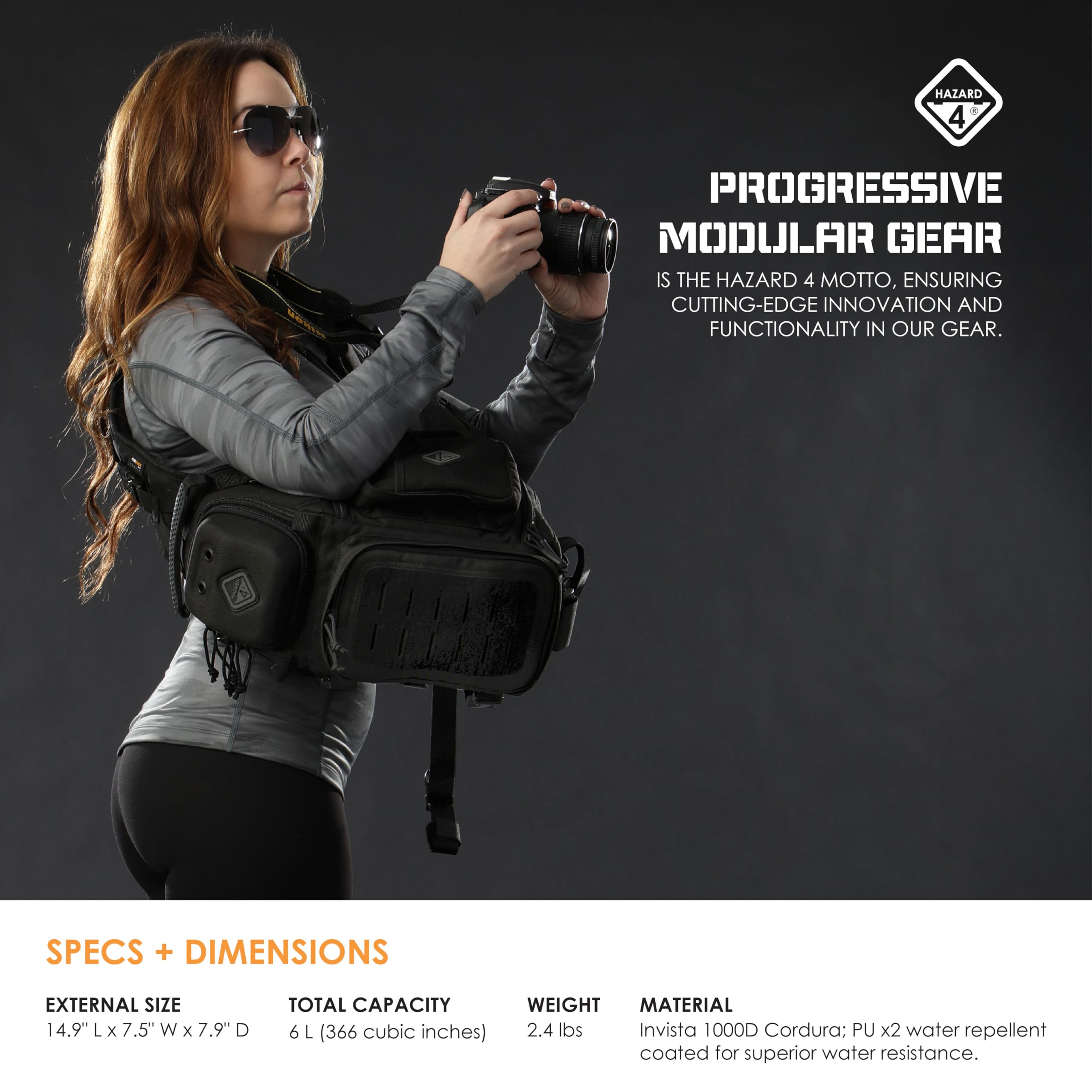 Hazard 4 Freelance Drone Edition: Tactical Sling Pack - czarny