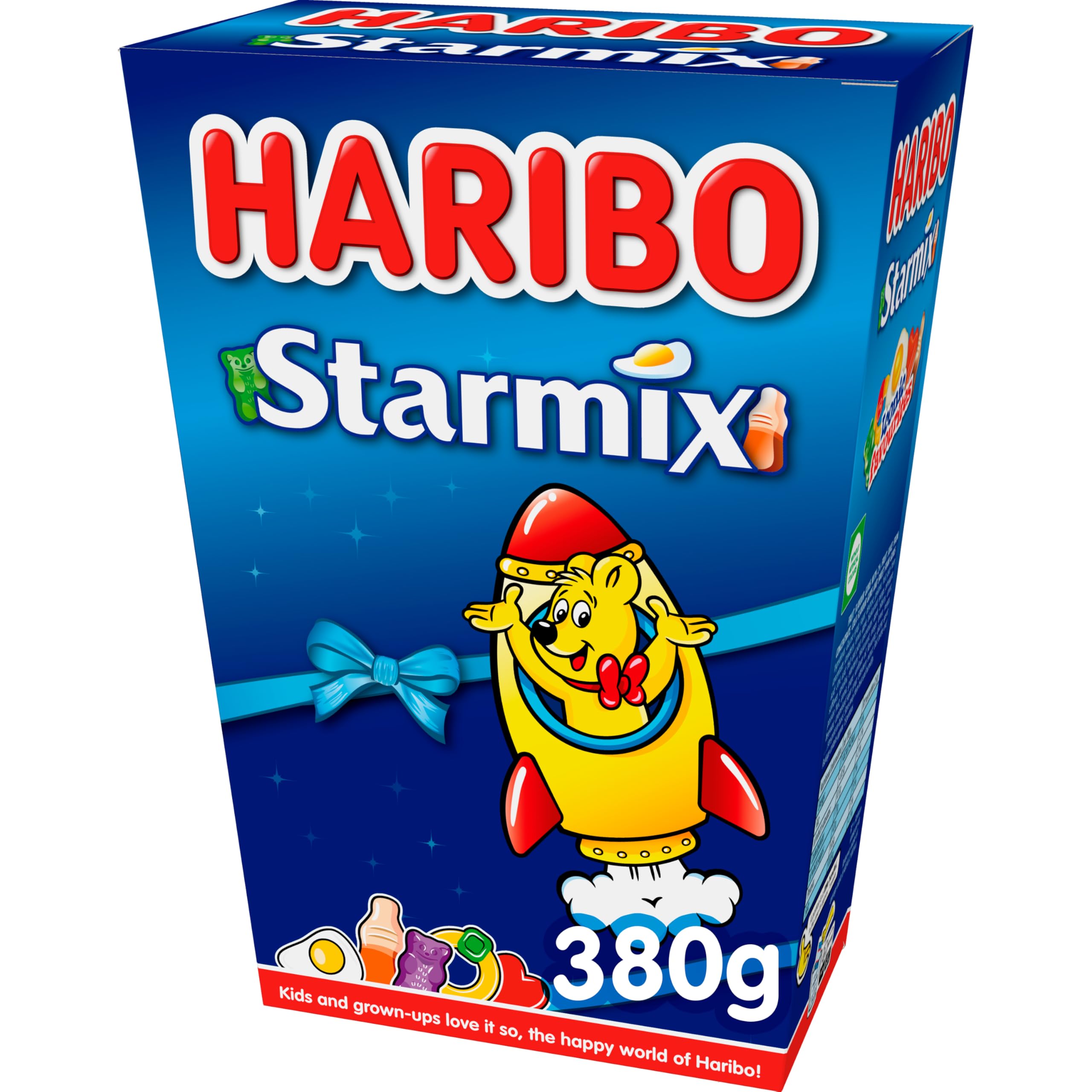 HARIBO Starmix – Gummy and Foam Sweets Gift Box – 380g