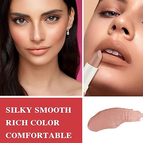 Miniatura 44 de 8 lápices labiales que cambian de color, bálsamo labial mágico, bálsamo labial de gelatina, tinte de labios teñido de larga duración, impermeable