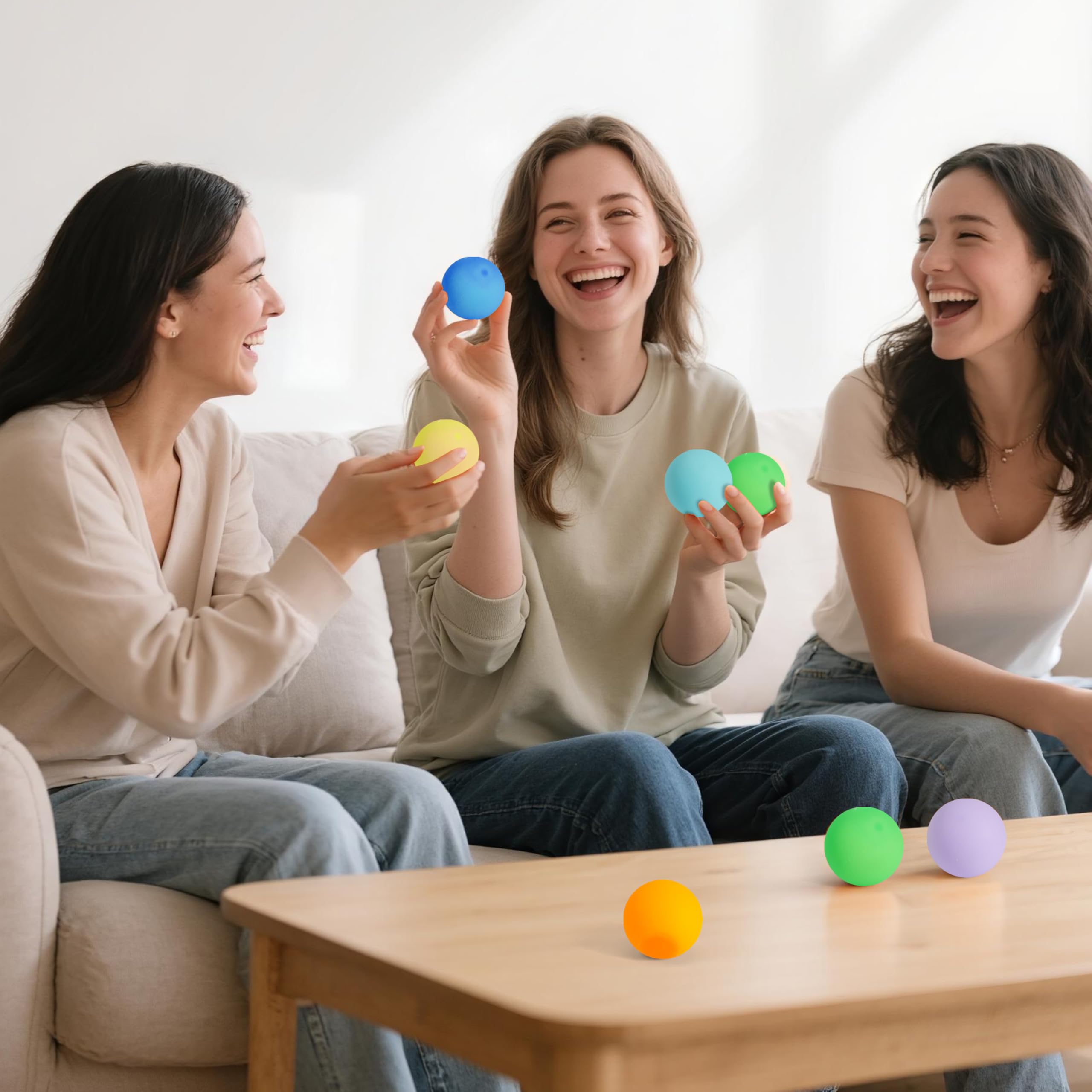 JOYIN 9 sztuk Slow Rising Colorful Sensory Toys Stress Ball