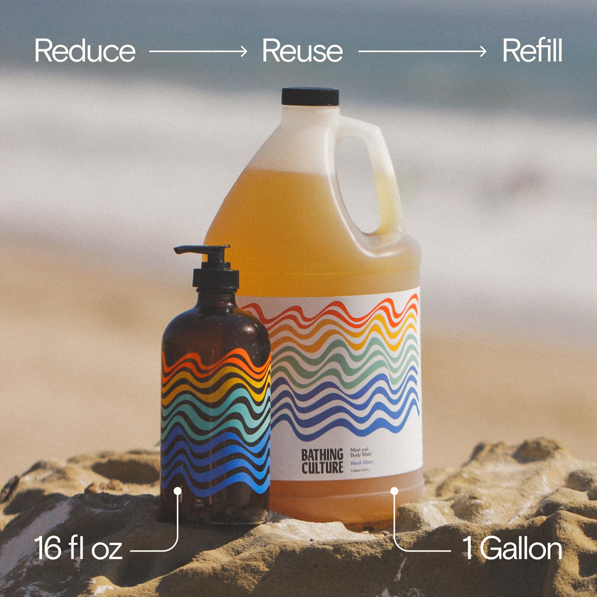 Bathing Culture Gel doccia biologico per mente e corpo, naturale, biodegradabile, sostenibile e vegano, per donne e uomini, 473 ml