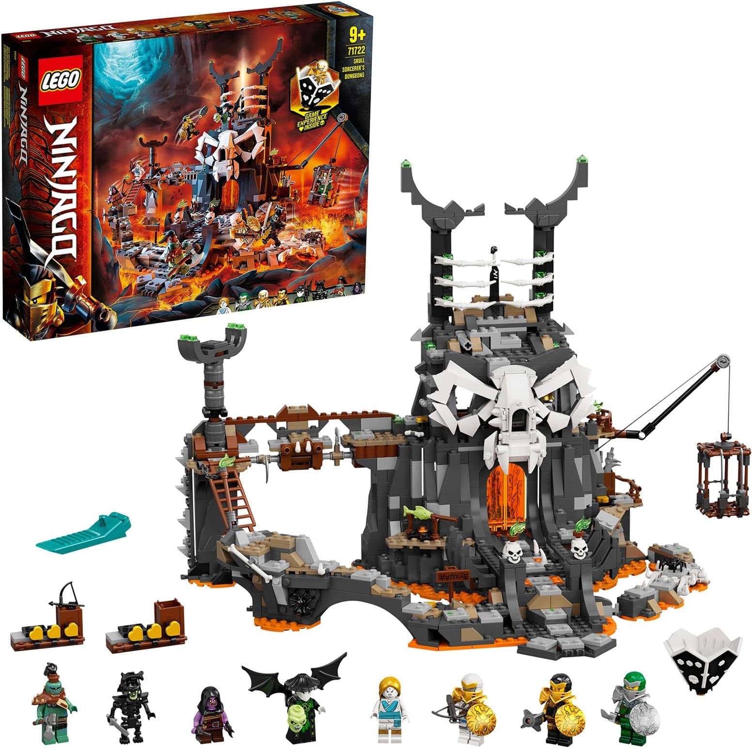 LEGO 71722 Ninjago Skull Sorcerer's Dungeons