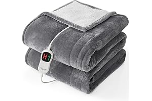 Homemate Heated Blanket for Twin/Twin XL, 62"x84" Dual Heating Electric Heated Blanket...