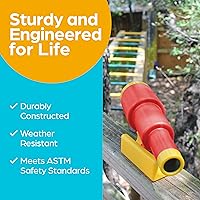 Vista 3 de Accesorios para patio de recreo – Telescopio de barco pirata para niños, accesorio de plástico para casa de árboles, casa de juegos al aire libre