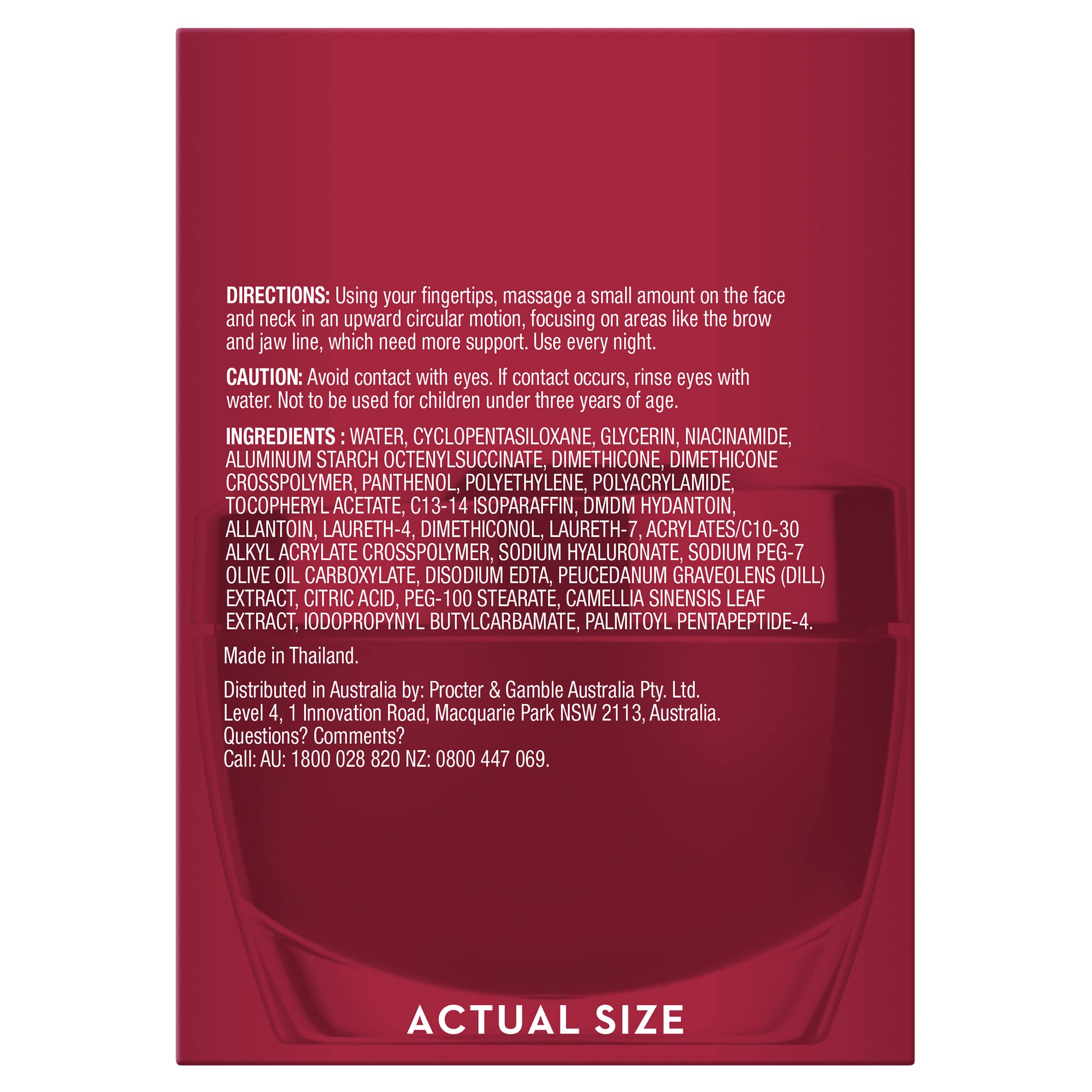 Olay Regenerist MicroSculpting Cream Night Advanced Anti-Aging Nawilżacz 50 g