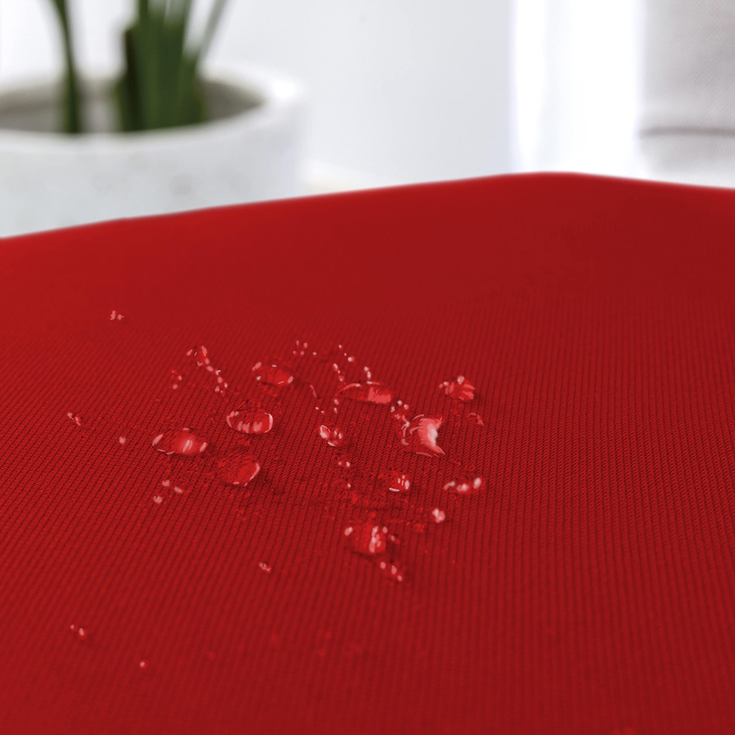 Coprisedie con Schienale 4 Pezzi Elasticizzati, Impermeabili, Misura Universale, Coprisedia Soggiorno Cucina Moderna Lavabile Estraibile - Bordeaux