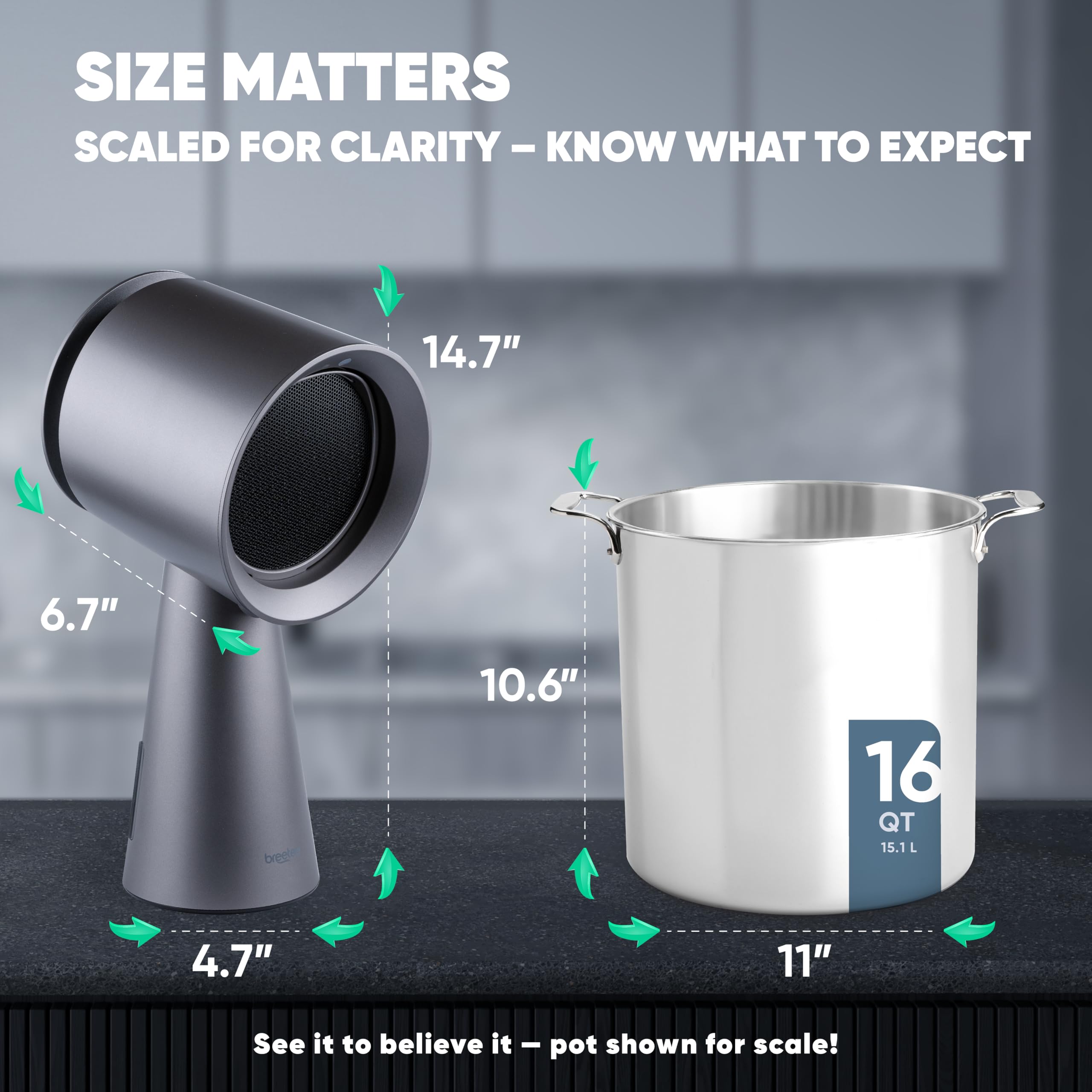 Campana extractora portátil para cocina, potente campana de cocina compacta de 3 velocidades con doble filtro, ventilador de escape de cocina con filtros de carbono para vehículos recreativos 2