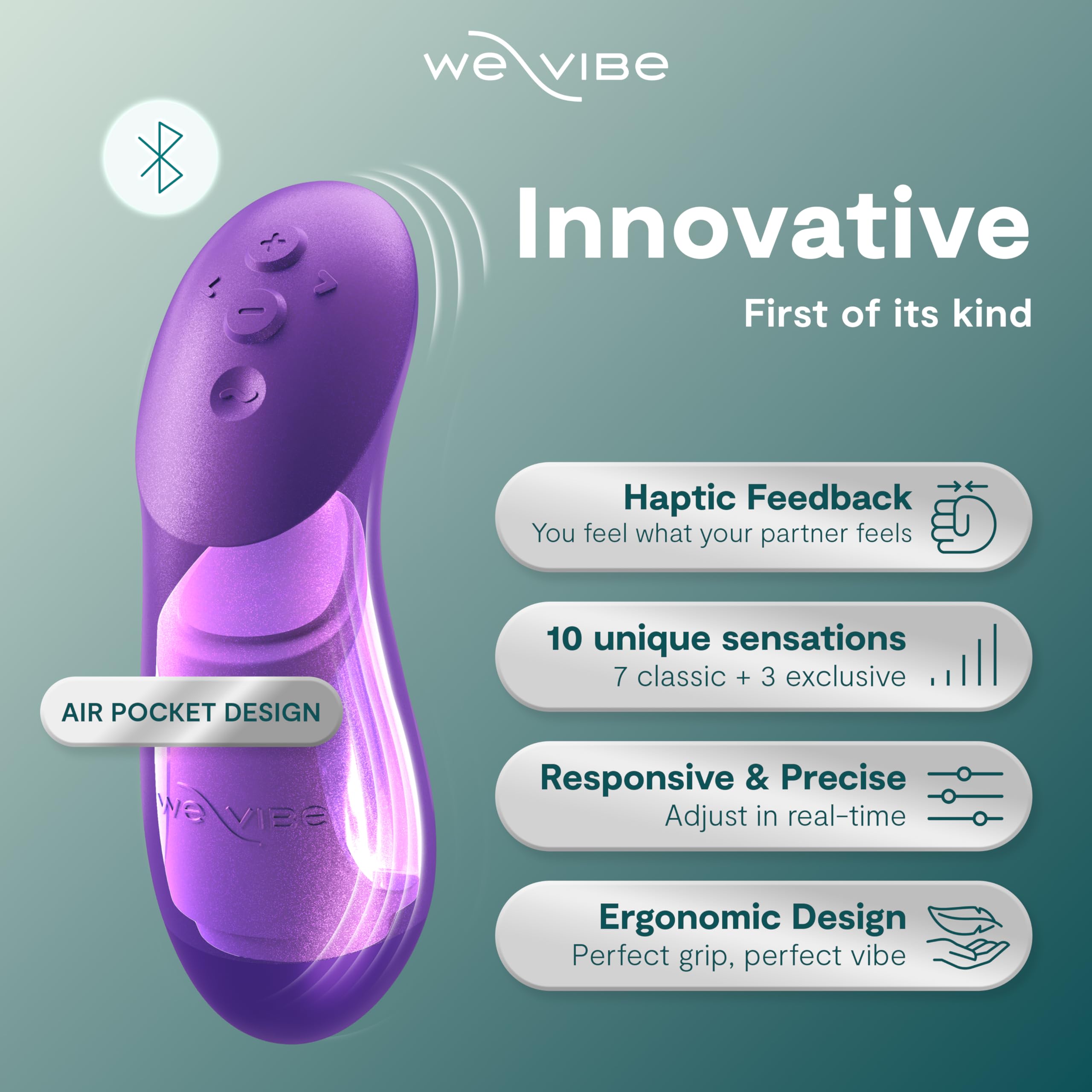 Amazon.com: We-Vibe Chorus Pro App Controlled Wireless Couples Vibrator |  Remote Controlled Adults Toy | Silicone Stimulator with 10 Intensity Levels  | Clitoral & G-Spot Couples Sex Toy for Him & Her |