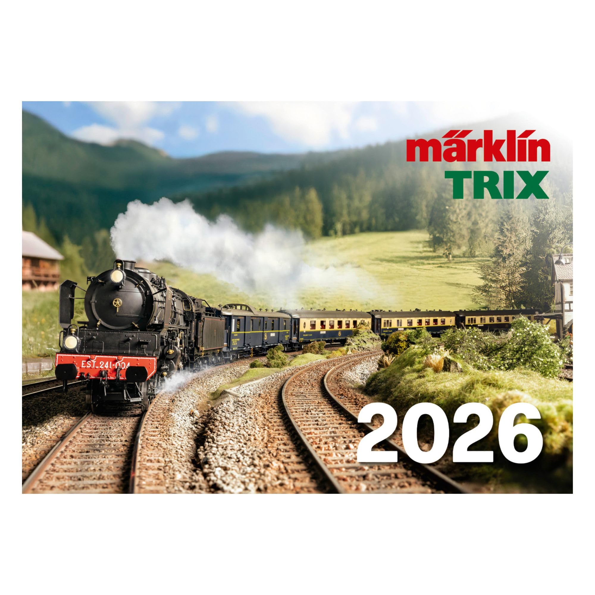 Märklin/Trix 19726 Calendario da parete 2026-24 motivi ferroviari