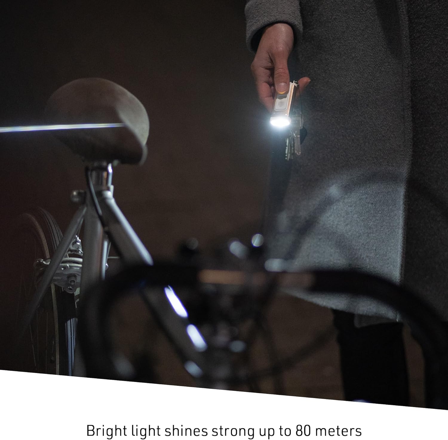 Ledlenser K4R Ultra-Compacted Foldout USB-A Rechargeable Keychain Flashlight 120 Lumens, Rose Gold