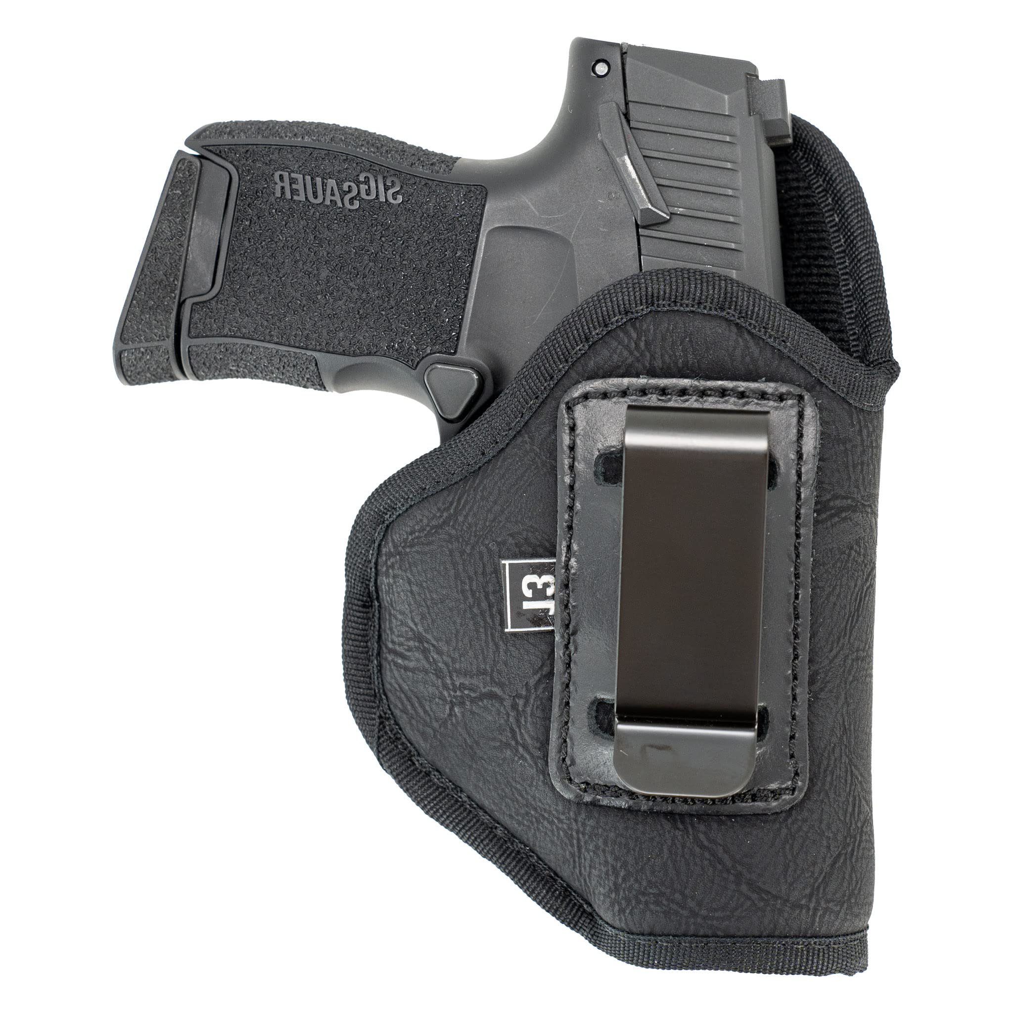 Maxx CarryIWB Gun Holster, Optic Ready, Soft Eco Leatherette, Suede Interior. Fits G 43, 43X, Ruger EC9's, LC9, Walther PPS /M2 PPK, XDS 3.3", 380 Shield EZ, Beretta APX Carry, Taurus PT 709 Slim