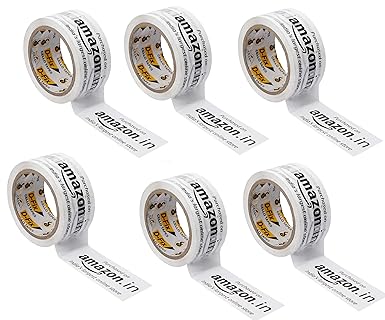 D-fix Amazon.in White Packaging Tape (Pack of 6) 2