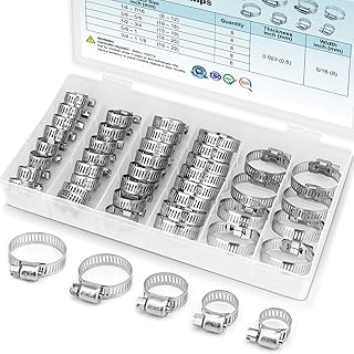 TICONN 40PCS Hose Clamp Set