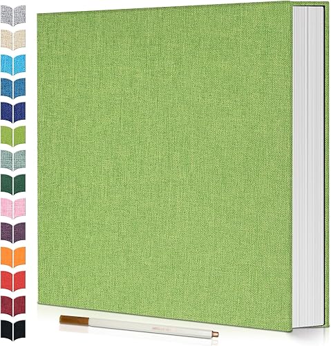 Miniatura 9 de Álbum de fotos autoadhesivo, libro de fotos grande para fotos de 4 x 6, 5 x 7, 8 x 10, álbum de bricolaje para bebé, boda, familia, viajes, Gris