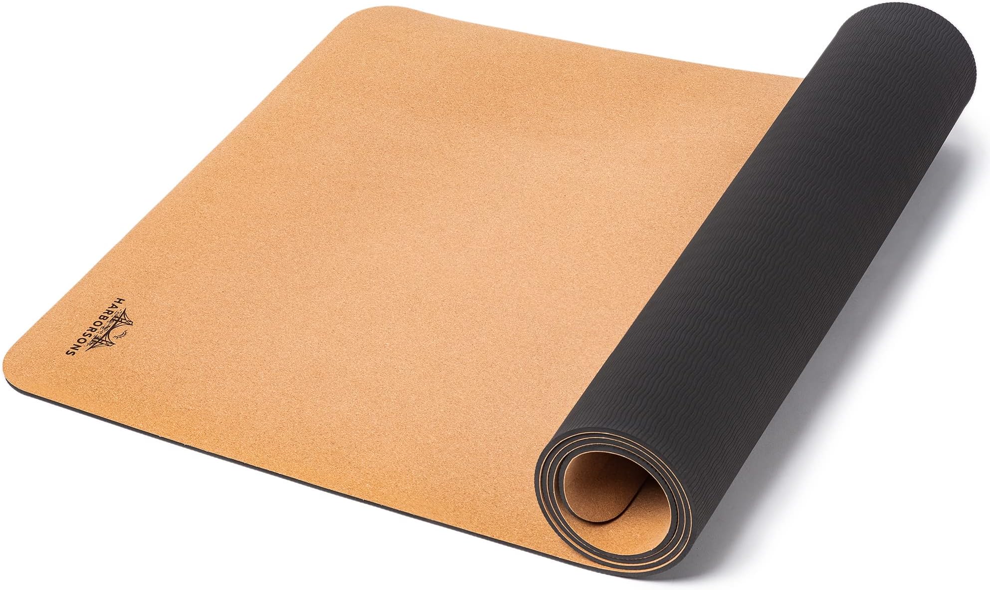 Luxury Cork Yoga Mat- Hot Yoga Mat 5mm with Carrying Strap- Bikram yoga mat, Best Yoga Mats for Fitness & Pilates- Eco Friendly Yoga Mat Cork- Cork Floor Mat,Hot Yoga Mat Non Slip