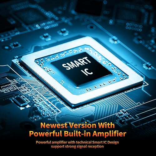 Miniatura 3 de Antena de TV de 480 millas antena de TV digital HD para interiores para Smart TV y todos los televisores más antiguos antena digital de alta