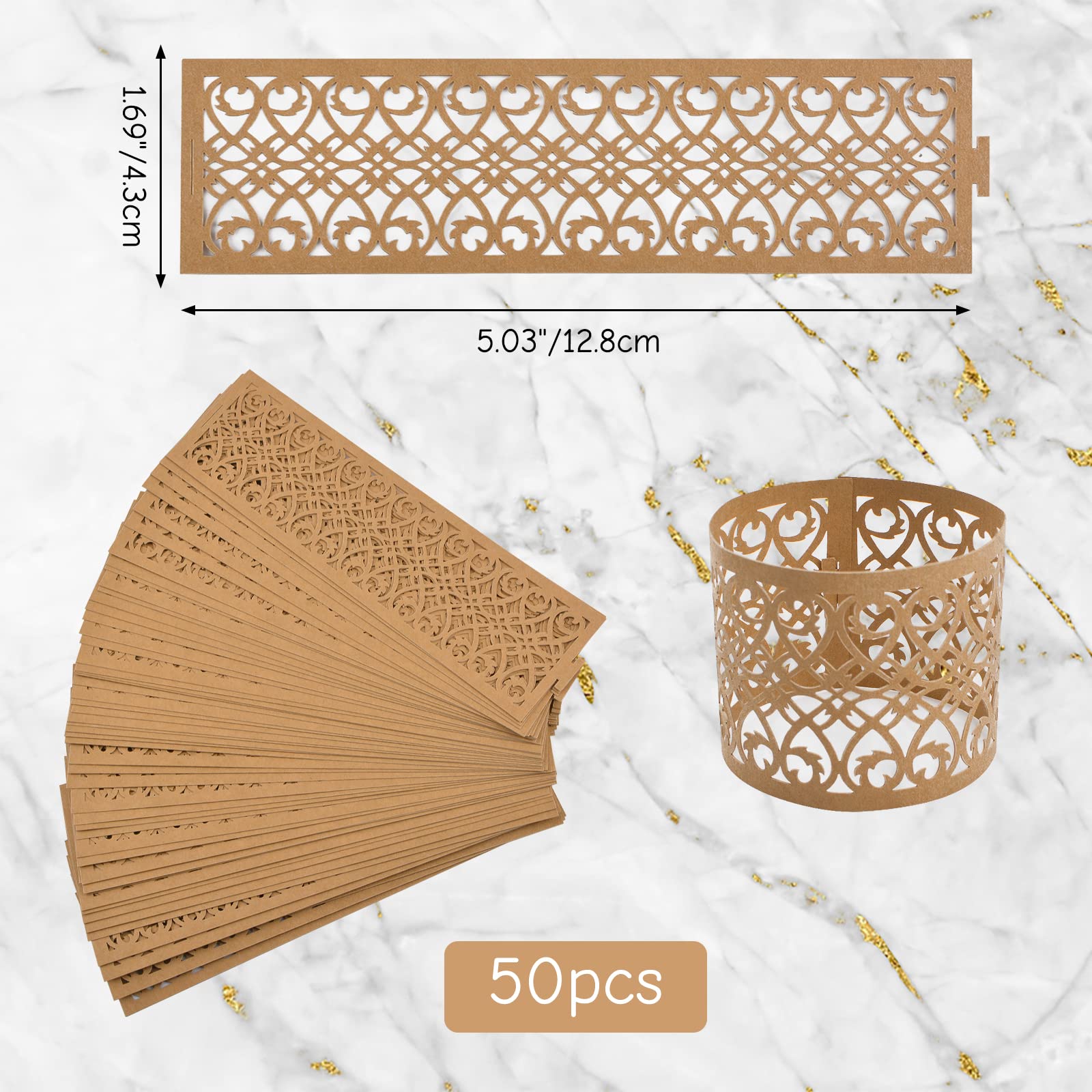 Décoration de table,Anneaux de serviette en forme de cerf de noël, 6