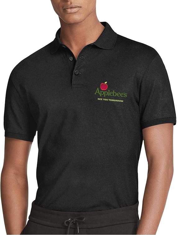 Men's Applebee's International,Inc Logo Short Sleeve Polo
