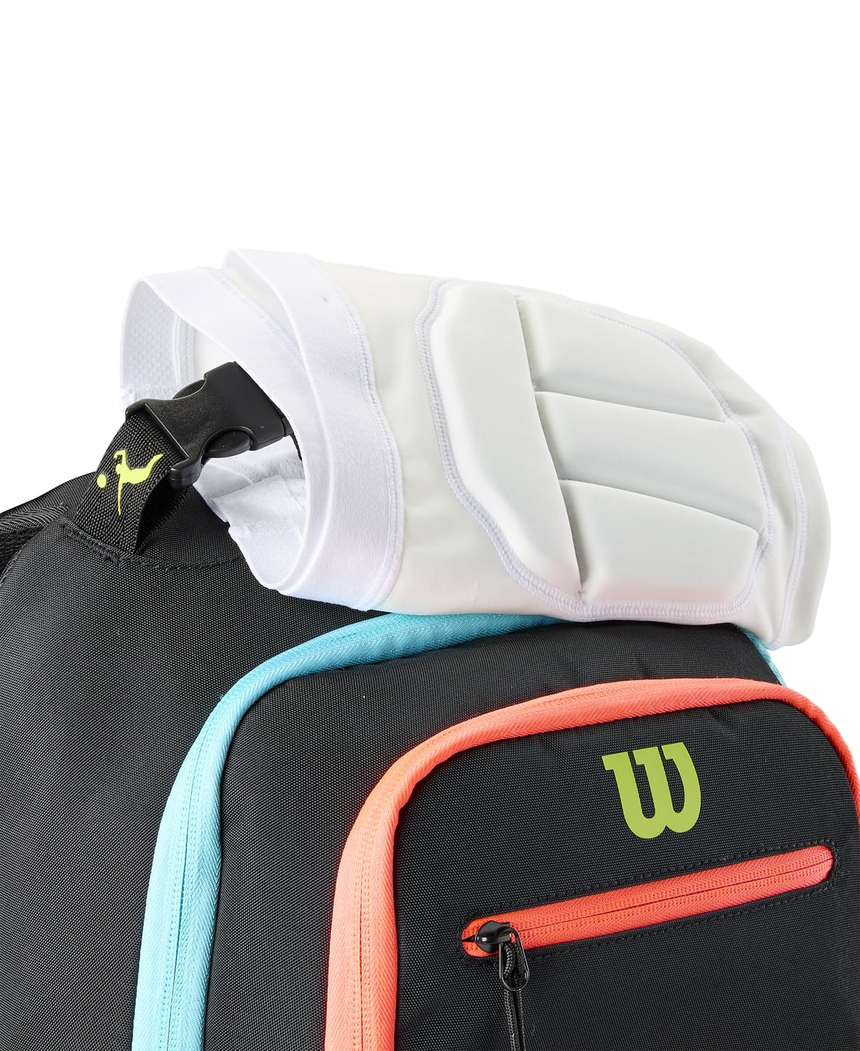 Wilson OPTX Volleyball-Rucksack, Schwarz/Gelb