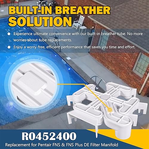 Miniatura 3 de E-cowlboy 59023700 Reemplazo del conjunto del colector para filtros FNS y FNS Plus DE | Compatible con FNS24, FNS36, FNS48, FNS60 | También