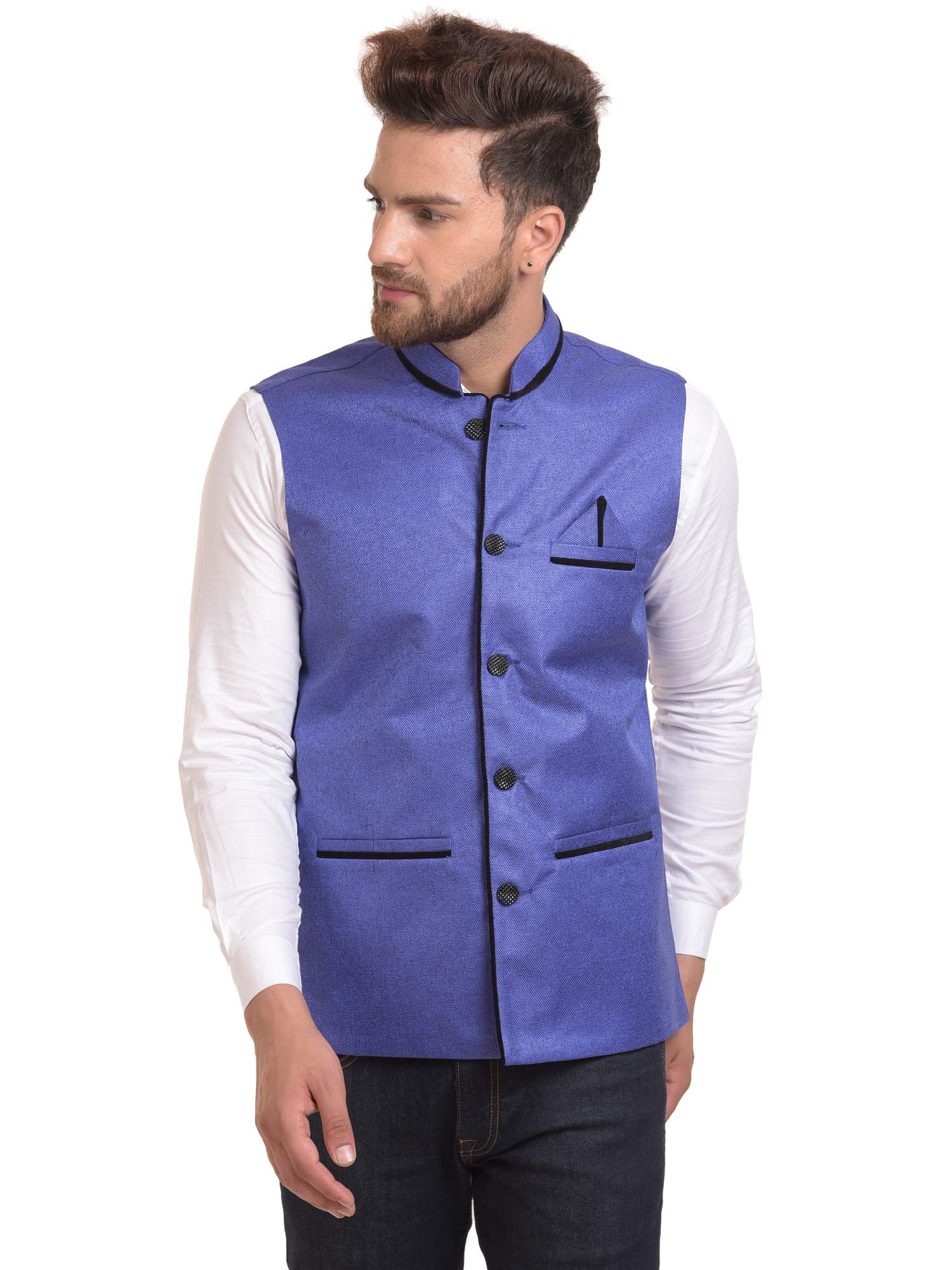 River Hill Men's Festive Nehru Jacket/Waistcoat