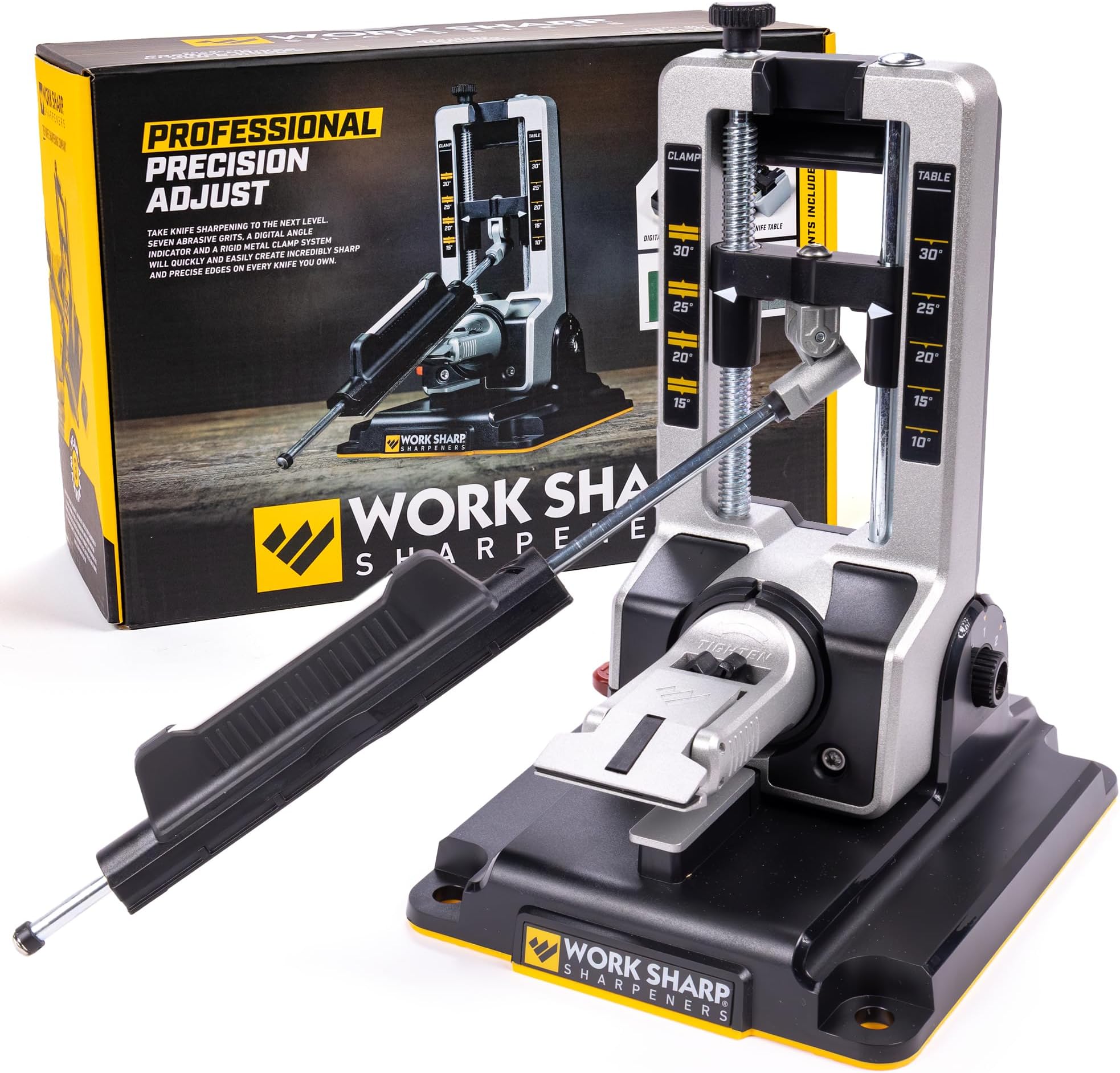 Professional Precision Adjust Knife Sharpener - Adjustable Knife Sharpening Kit for Pocket, Hunting, Kitchen, Serrated Knives