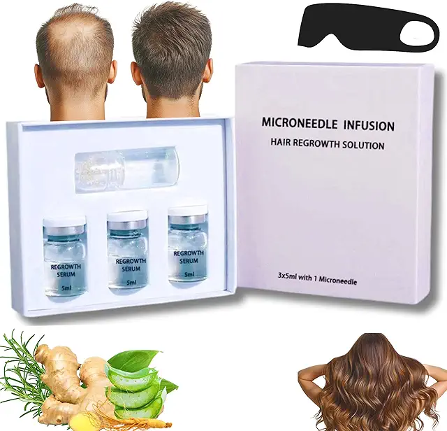 Système de Repousse des Cheveux PRP avec Micro-Infusion Indolore (Combo)