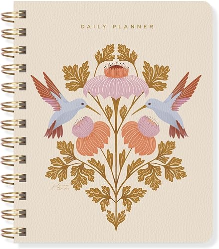 Vista 5 de Fringe Stdio - Agenda diaria sin fechas, 160 páginas, encuadernación en espiral de anillo twing, SE ESTÁNDAR NEGRO (877003)