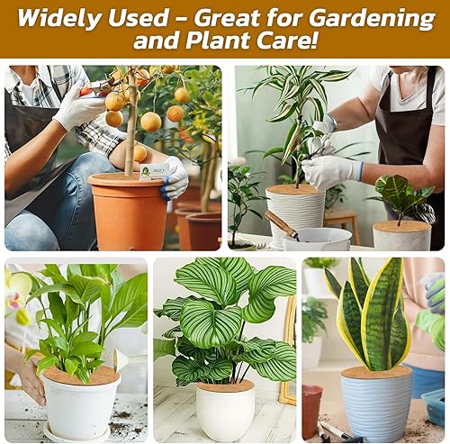 Vista 77 de Legigo 20 alfombrillas protectoras de fibra de coco, anillo de fibra de coco, 11.8 pulgadas, anillo de protección de fibra de coco natural, cubierta