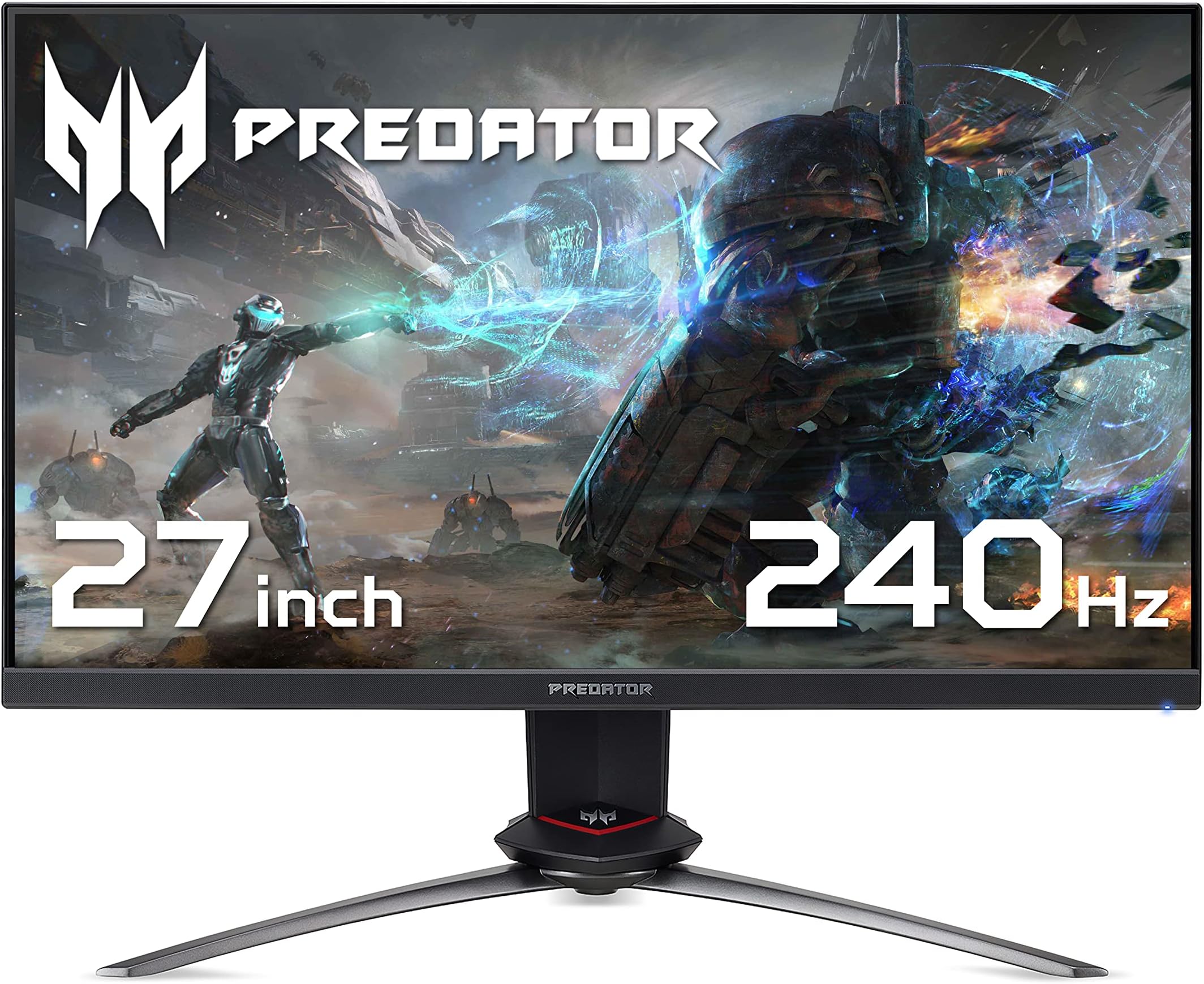 Acer Predator Xb273Gxbmiiprzx 27 Inch Full Hd Gaming Monitor (Ips Panel, G-Sync Compatible, 240Hz, 1Ms, Hdr 400, Height Adjustable , Dp, Hdmi, Usb Hub, Black)