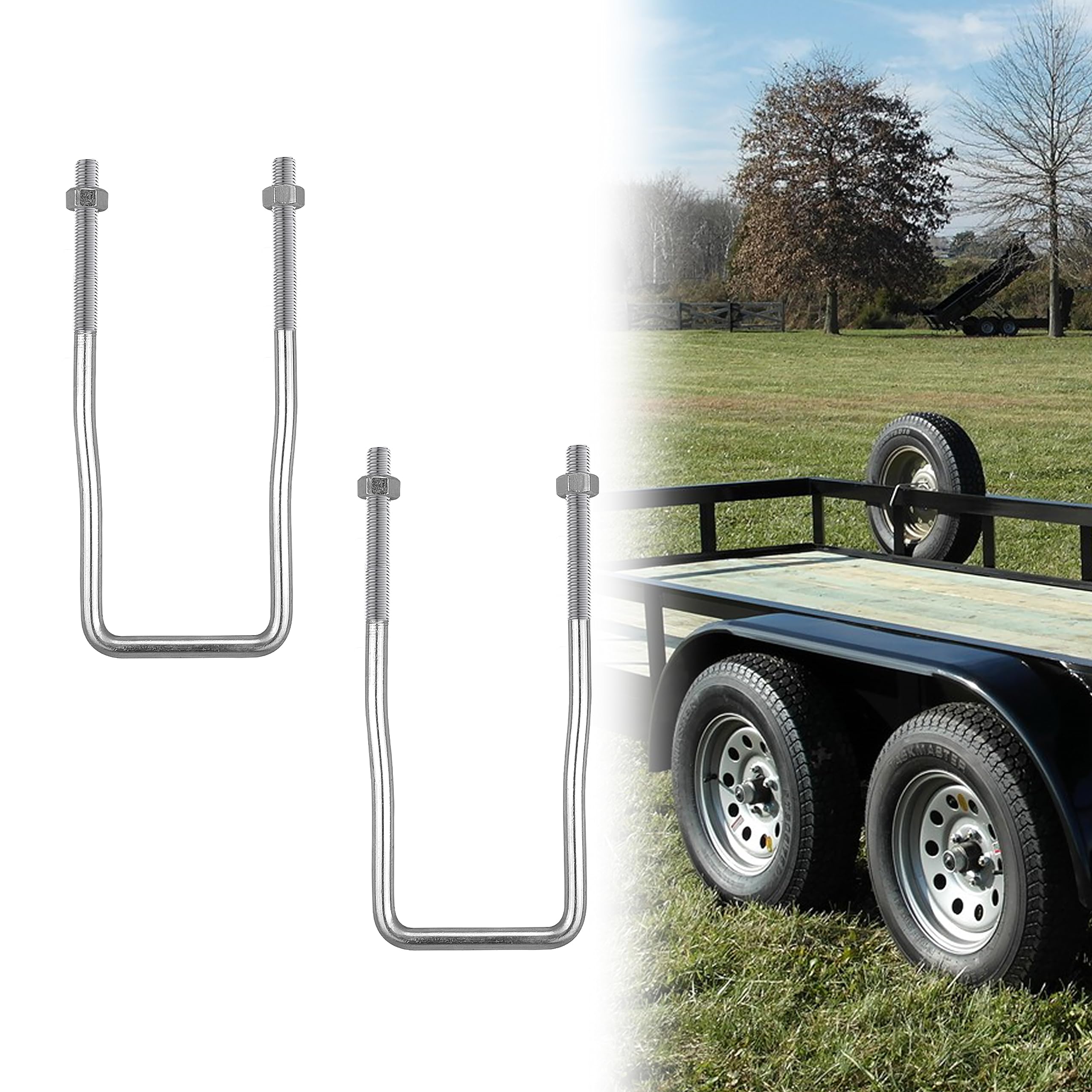VONLX U-Bolt Spare Tire Carrier Holder Bracket