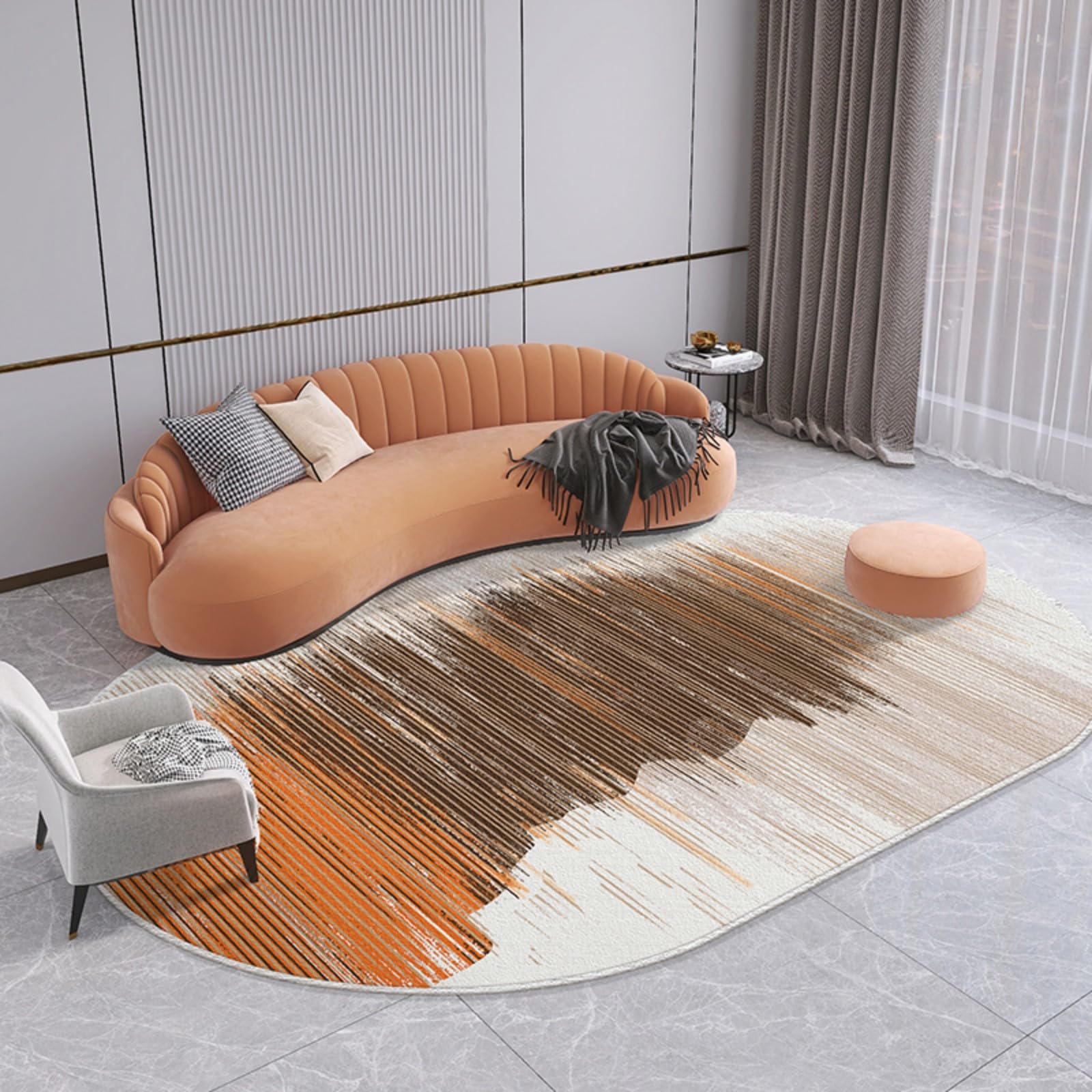 Tapis de décoration de salon doux pour chambre à coucher et vestiaire