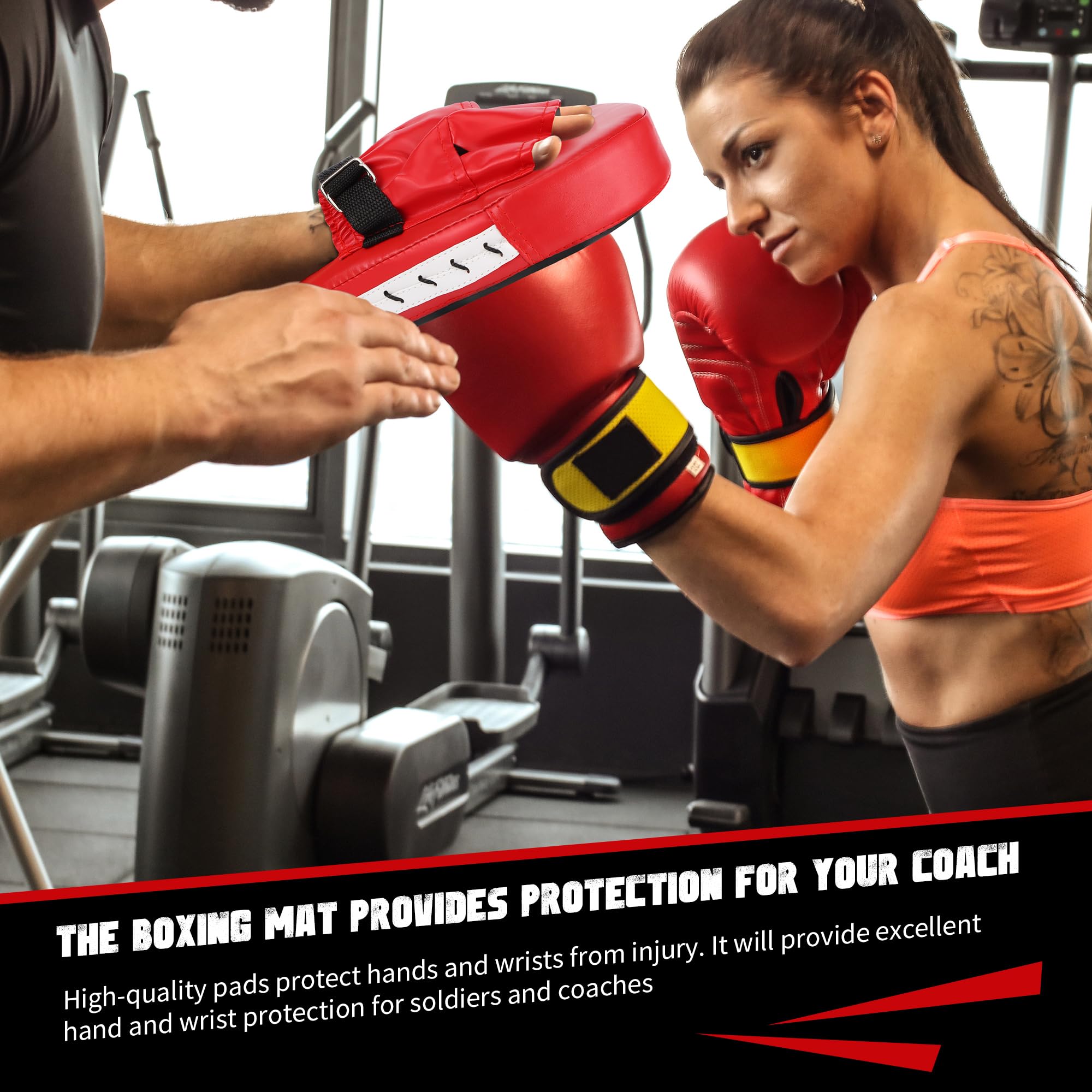 Guantoni da Boxe in PU per Muay Thai, Kickboxing, Karate, Taekwondo e Arti Marziali