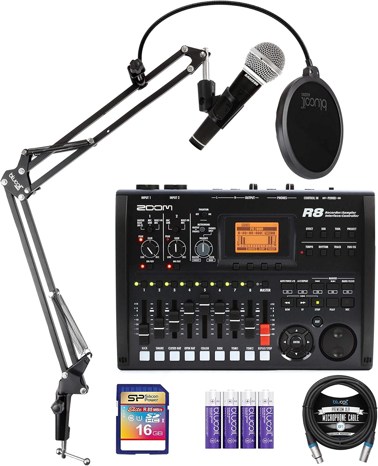 Zoom R8 Multitrack SD Recorder, Controller & Interface