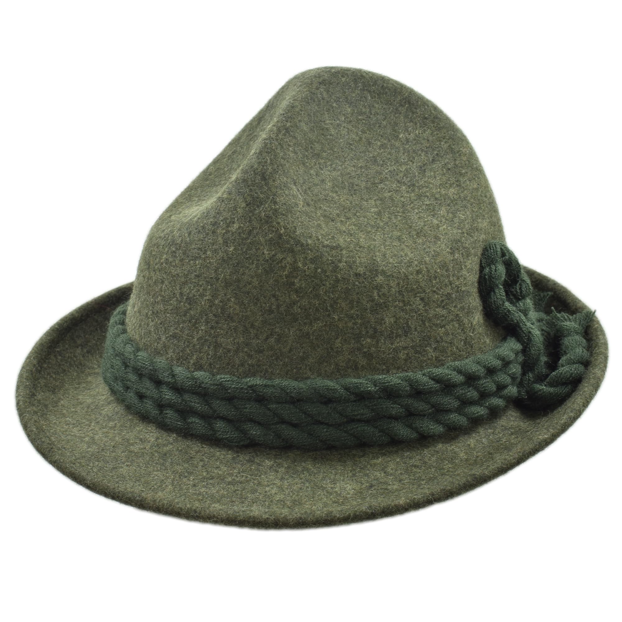 Melegari Cappello Tirolese da Montagna | Dreispitz Artavaggio | Cappello da Pastore | Contadino e Cacciatore | Loden Hut | Cappello Tradizionale da alpeggio