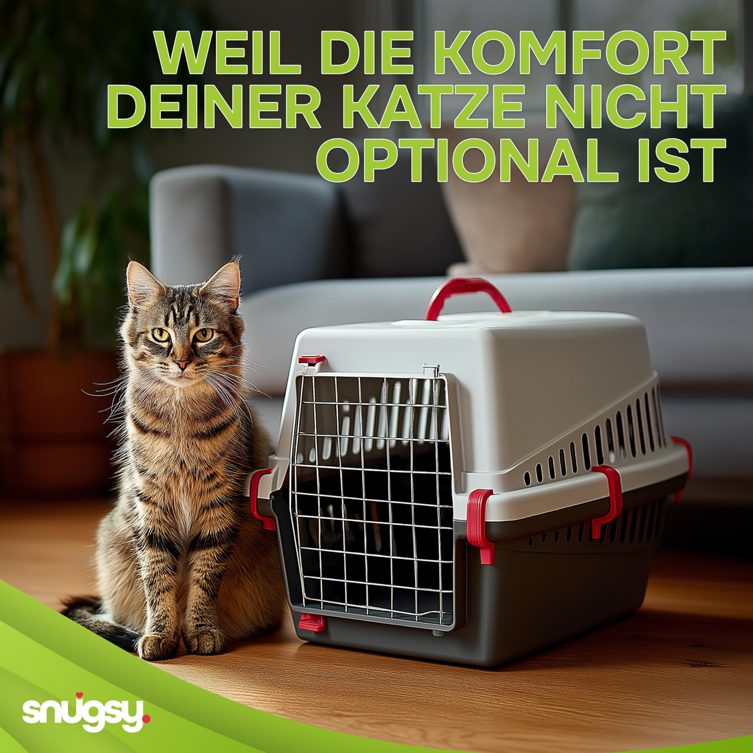 Transportbox Katze Katzentransportbox - Flugzeugbox Katzenbox - Metalltür - Leicht 1,14 kg - Blau 50 x 33 x 32 cm