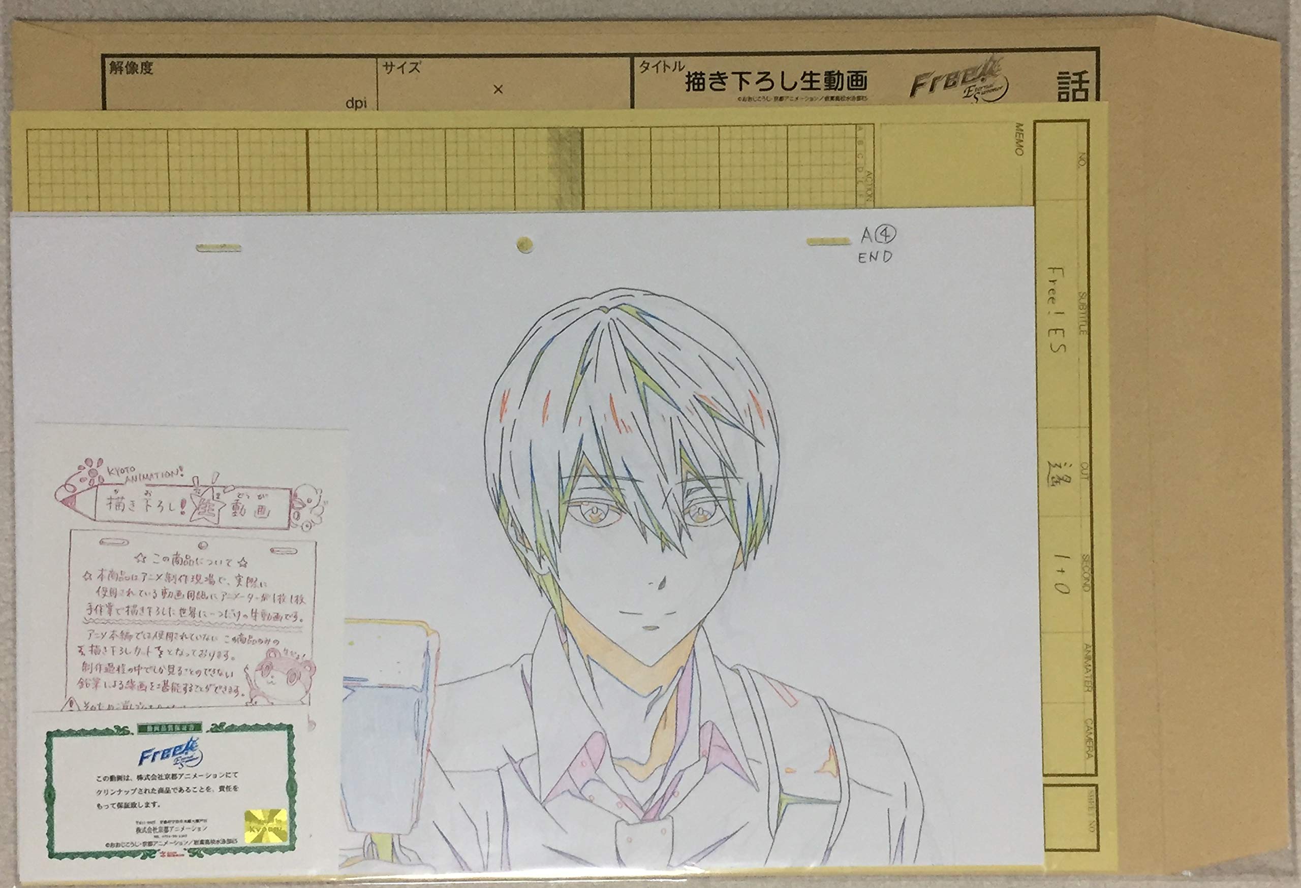 Amazon.co.jp: 『Free! Eternal Summer』 描きおろし 生動画 【七瀬遥 