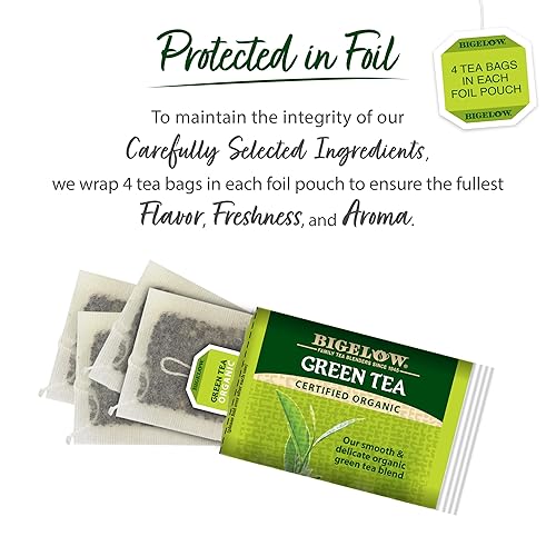 Miniatura 72 de Bigelow Tea Té verde bigelow con bolsas de té de limón con cafeína Caja de 20 contar - Paquete de 6