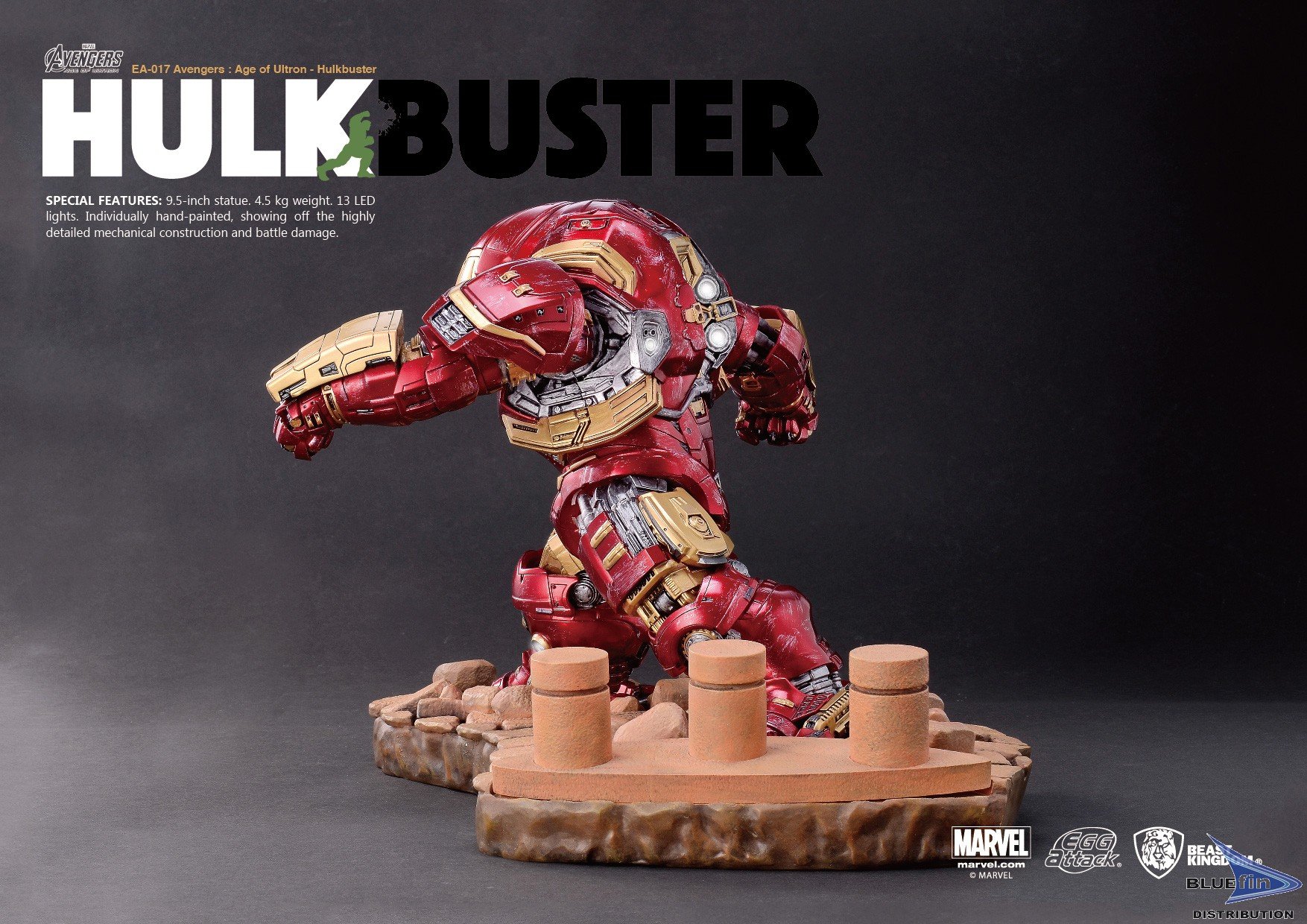Amazon.com: Beast Kingdom Egg Attack017 Hulkbuster Avengers