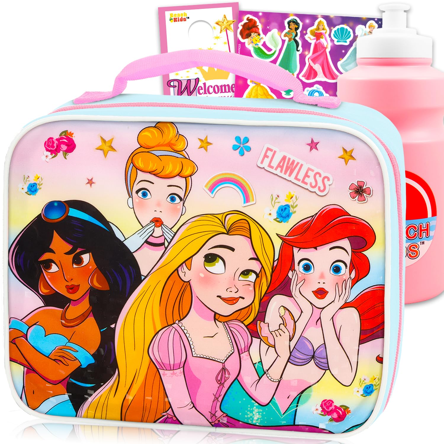 Amazon.com: Disney Princess Lunchbox for Kids Girls Bundle w