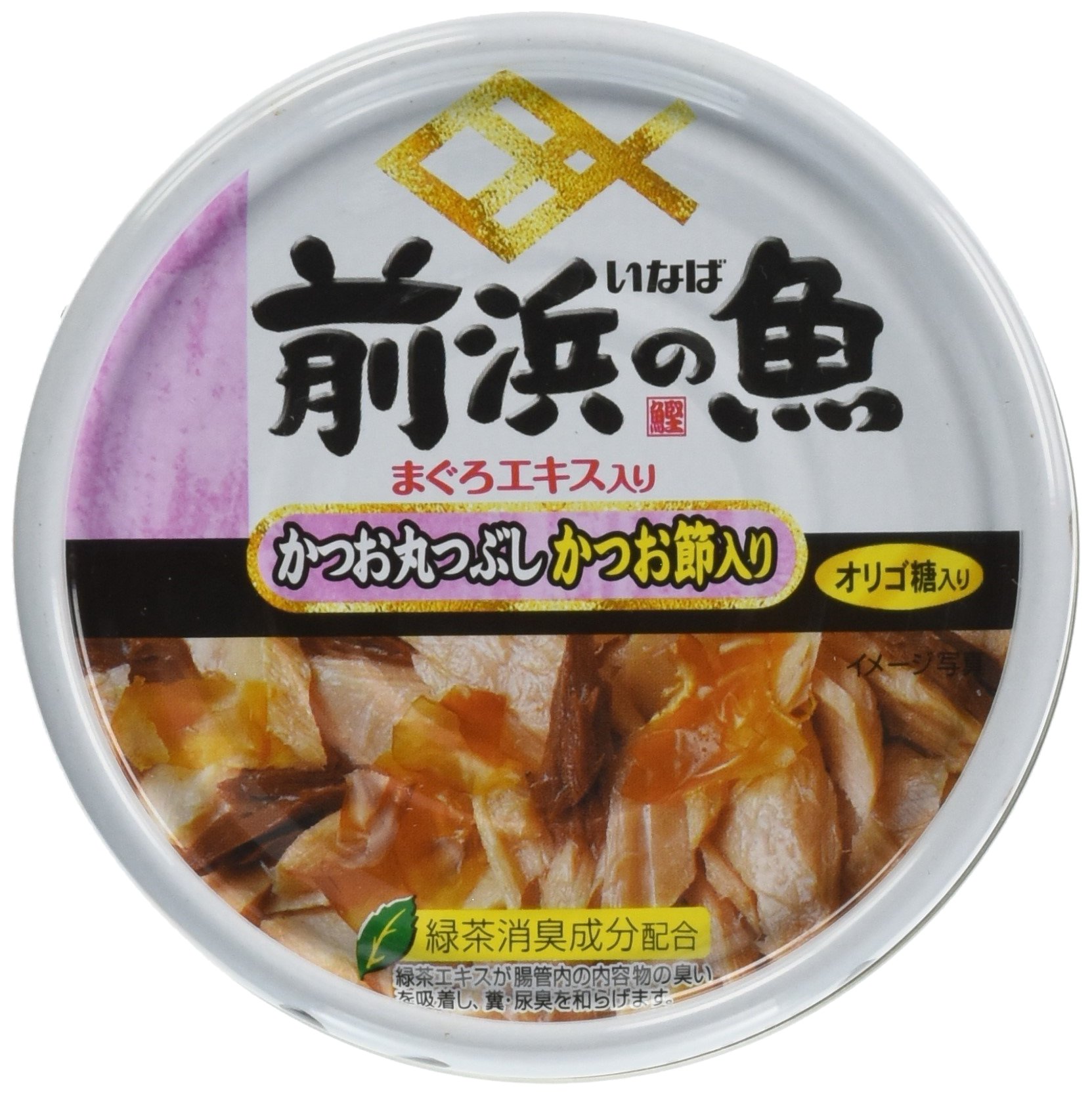 Amazon.co.jp: いなば キャットフード 前浜の魚 かつお丸つぶし 