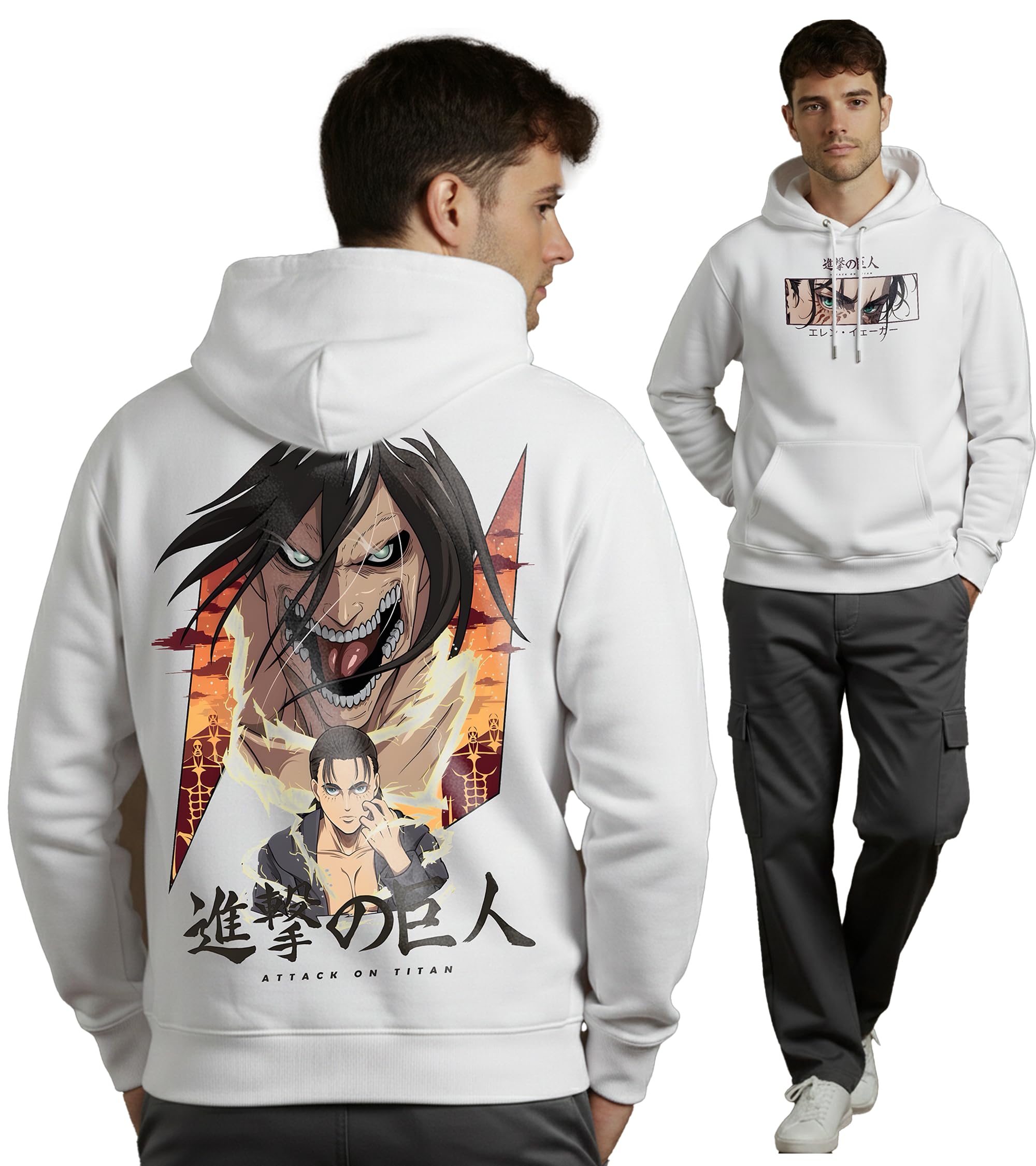 Black Jackal | Premium Unisex Hoodie | Attack On Titan Graphic Tee | Anime Graphic Tee | Signature 100% Bio-Washed Cotton Hoodie Built with Rich 360 GSM Fabric-image-1